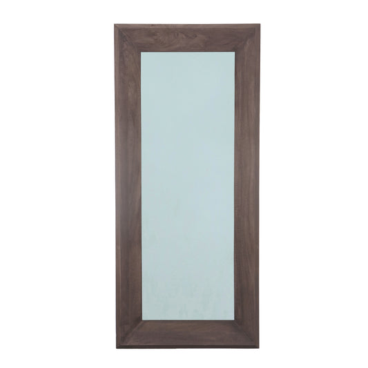 Nicka Brown Mango Wood Rectangle Mirror S