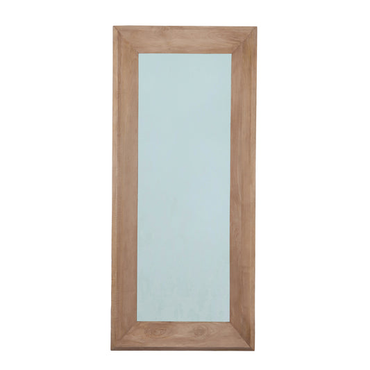 Nicka Natural Mango Wood Rectangle Mirror S