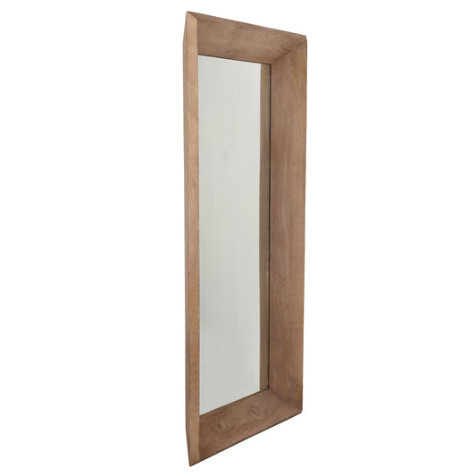Nicka Natuurlijke Mangohout Rechthoekige Spiegel S 160x70.5x13.5 cm