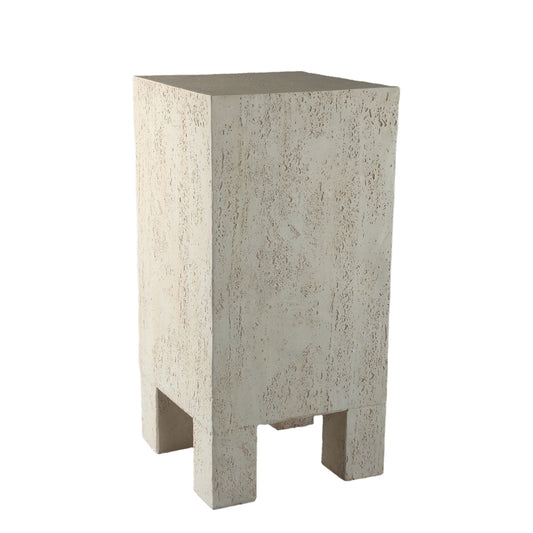 Chandar Cream MgO Rectangle Sidetable