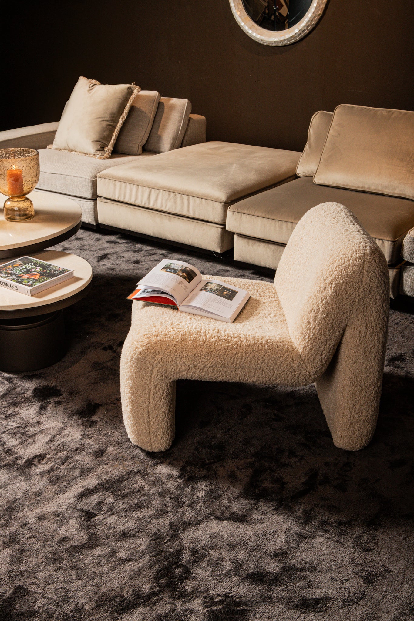 Oslo Fauteuil Teddy Beige