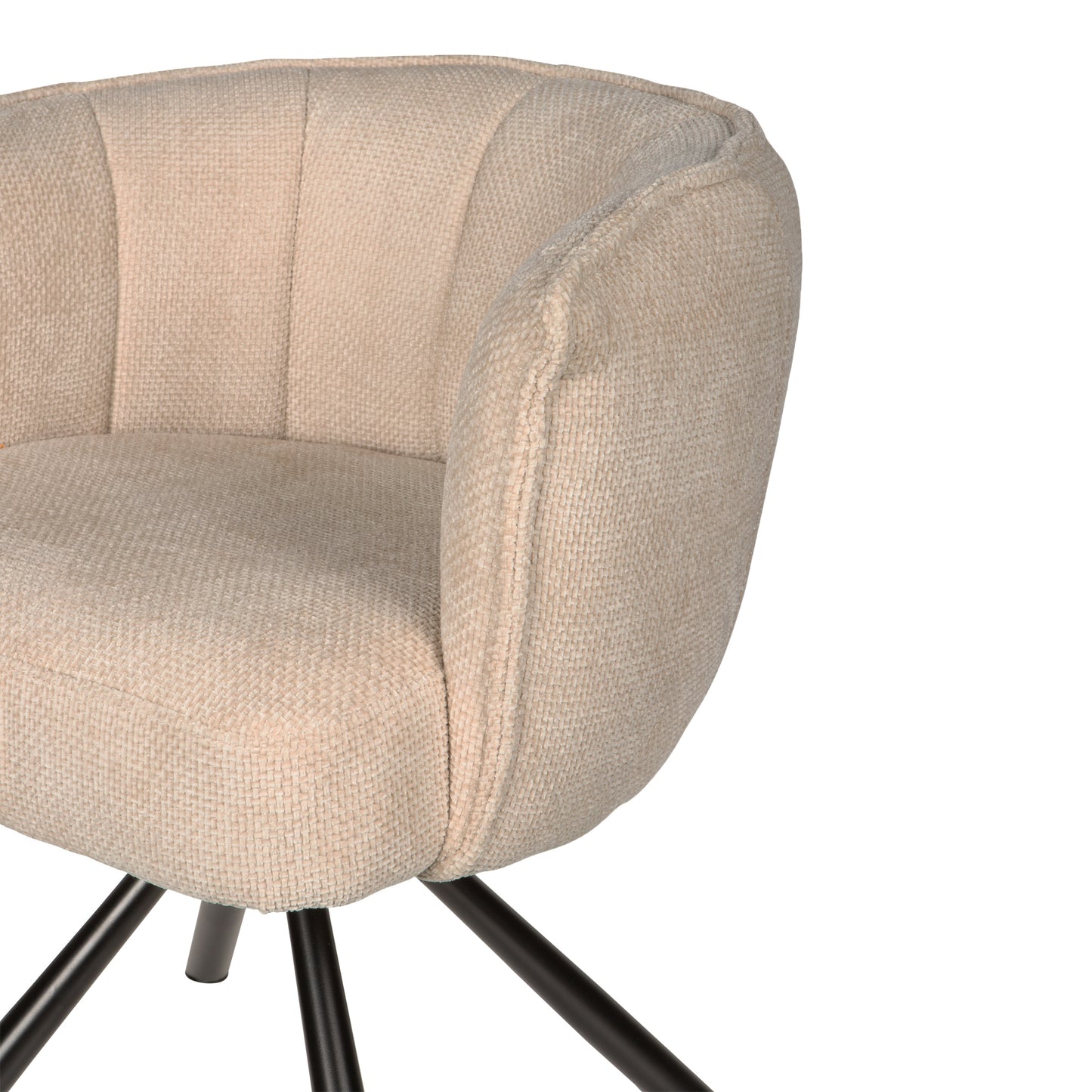 Como Dining Chair Swivel Cream