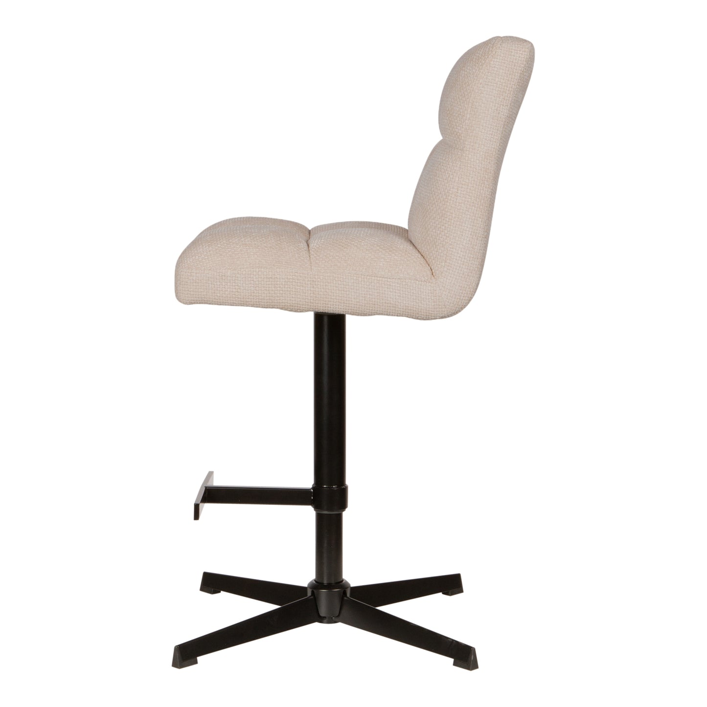 Milan Bar Chair Adjustable Cream (set of 2)
