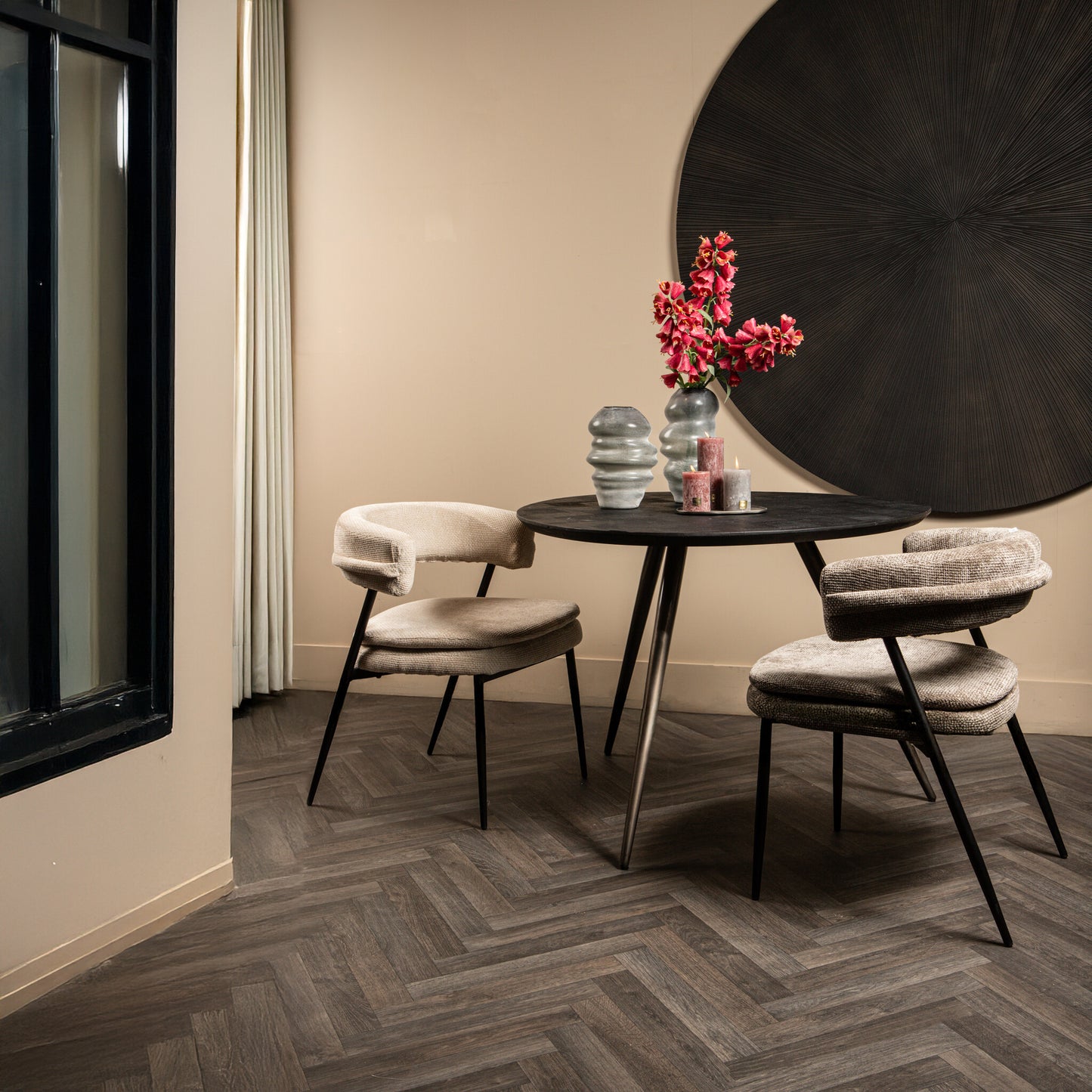 Helsinki Dining Chair Stone (set of 2)