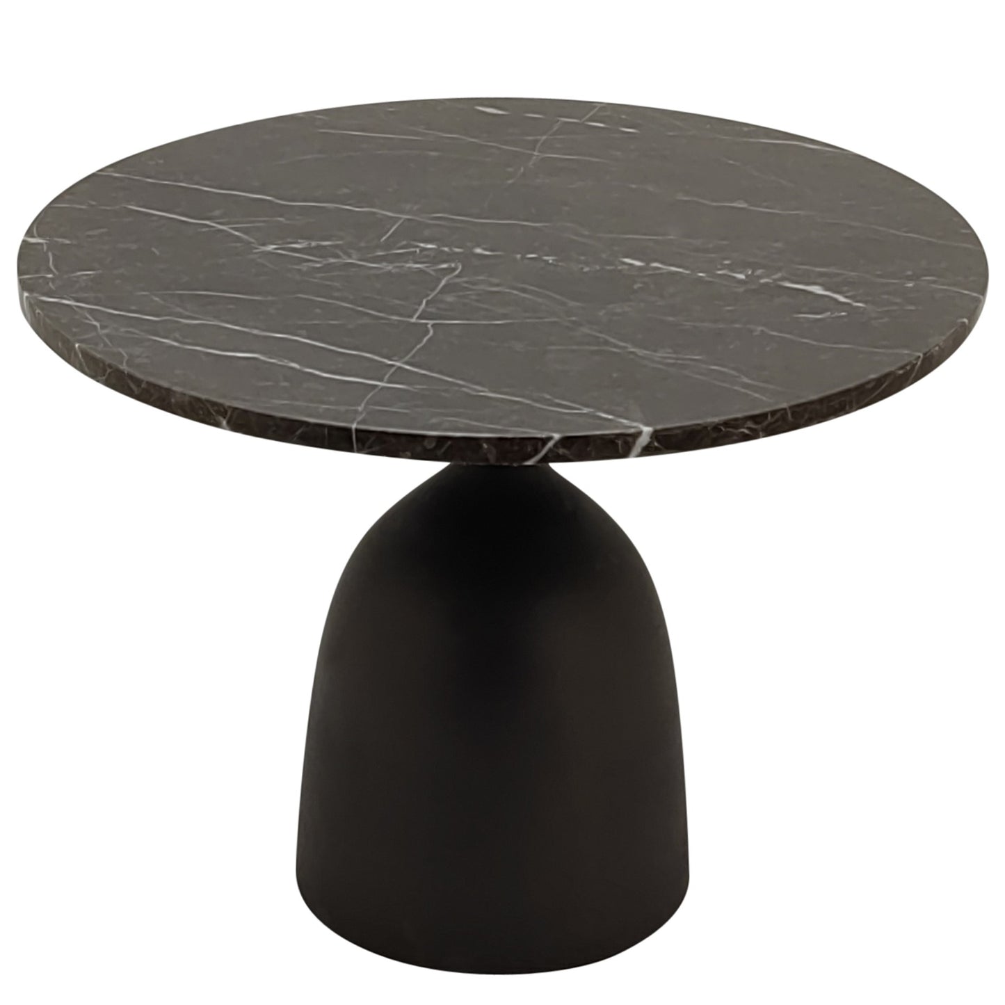 Patras Side Table Brown Marble