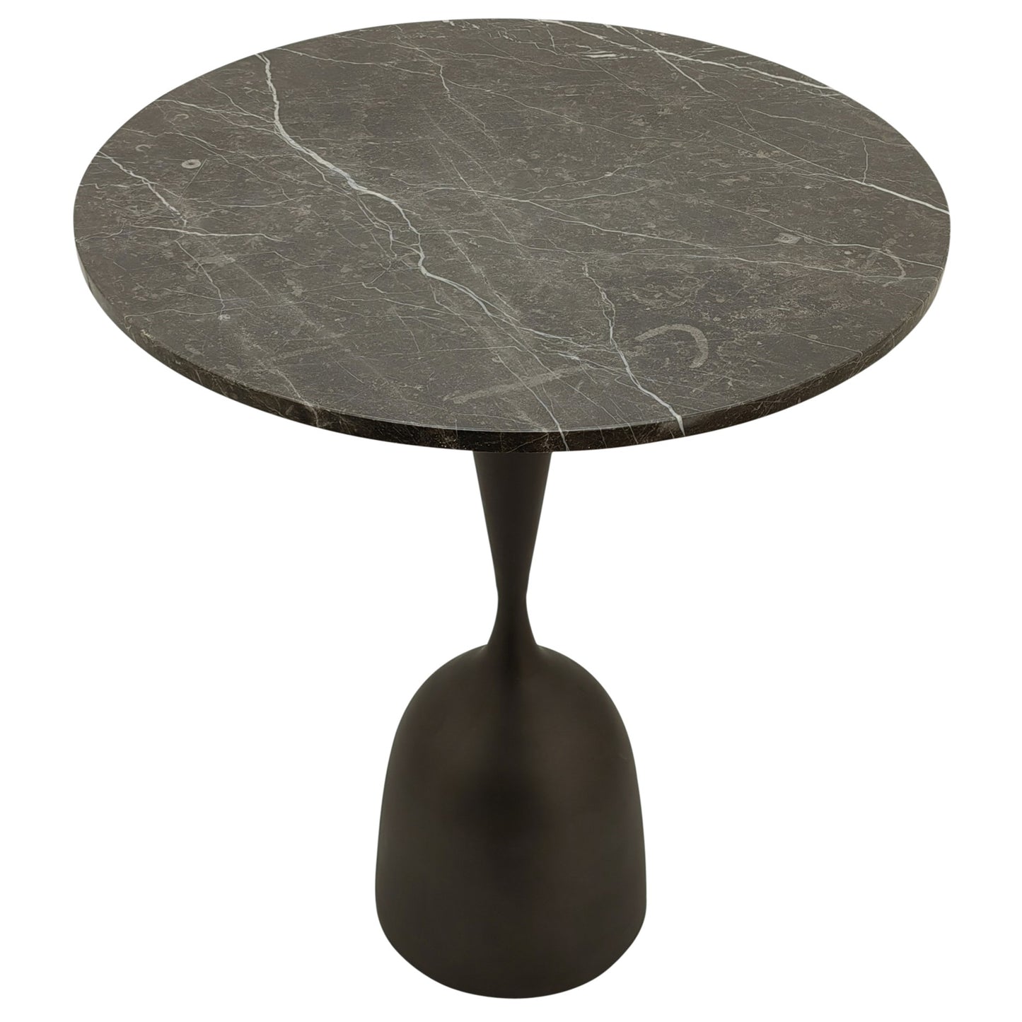 Patras Bistro Table Brown Marble