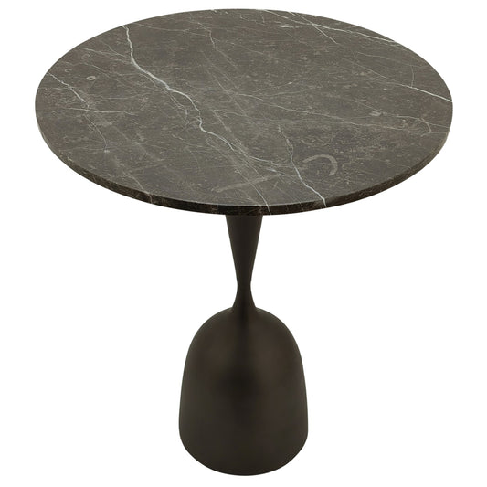 Patras Bistro Table Brown Marble