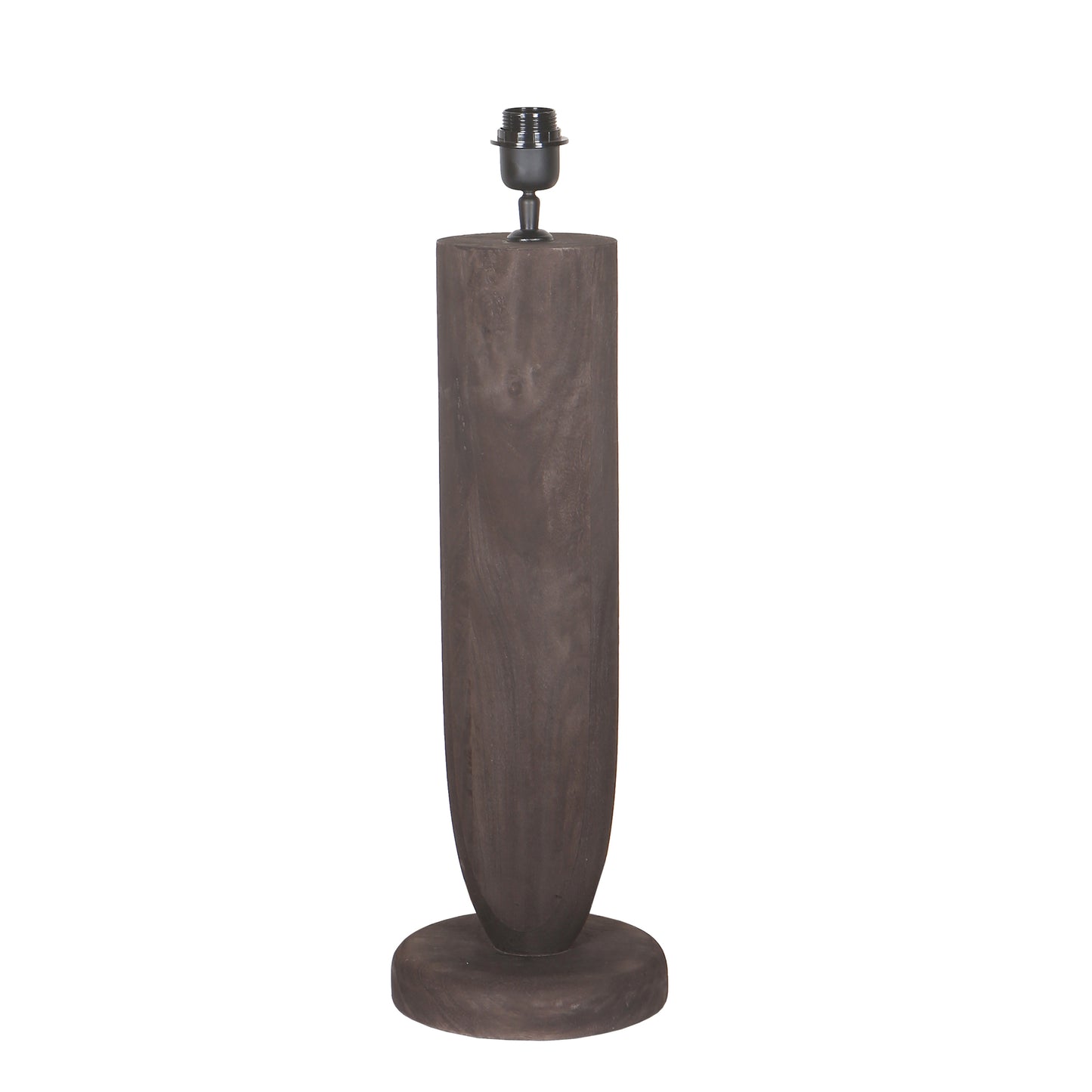 Lorinne Brown Mango Wood Table Lamp Single