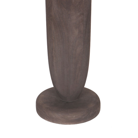 Lorinne Brown Mango Wood Table Lamp Single