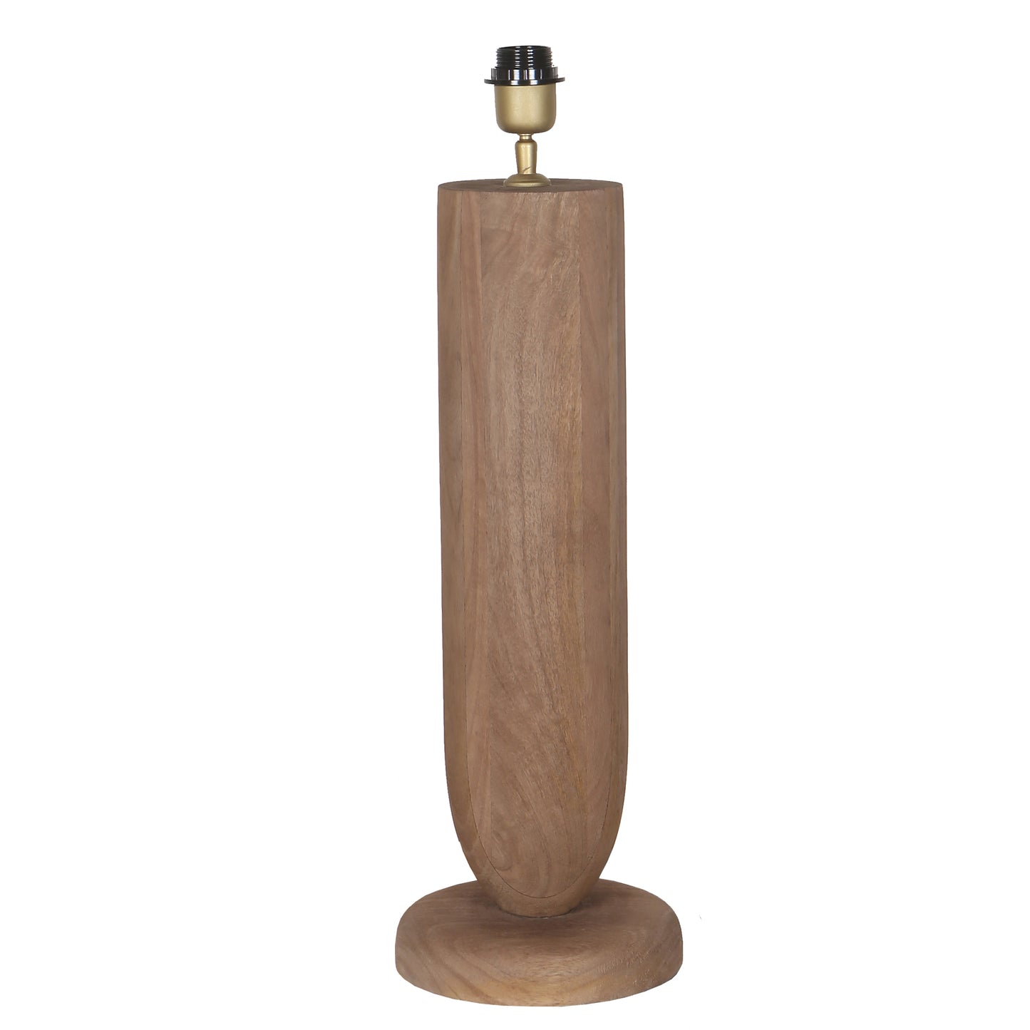 Lorinne Natural Mango Wood Rable Lamp Single