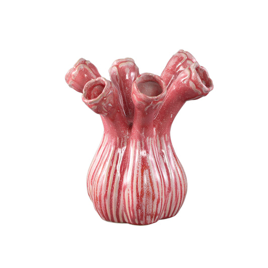 Annmarie Light Pink Ceramic Flower Shape Tubes L