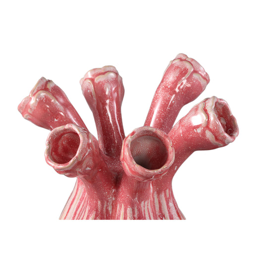 Annmarie Light Pink Ceramic Flower Shape Tubes L