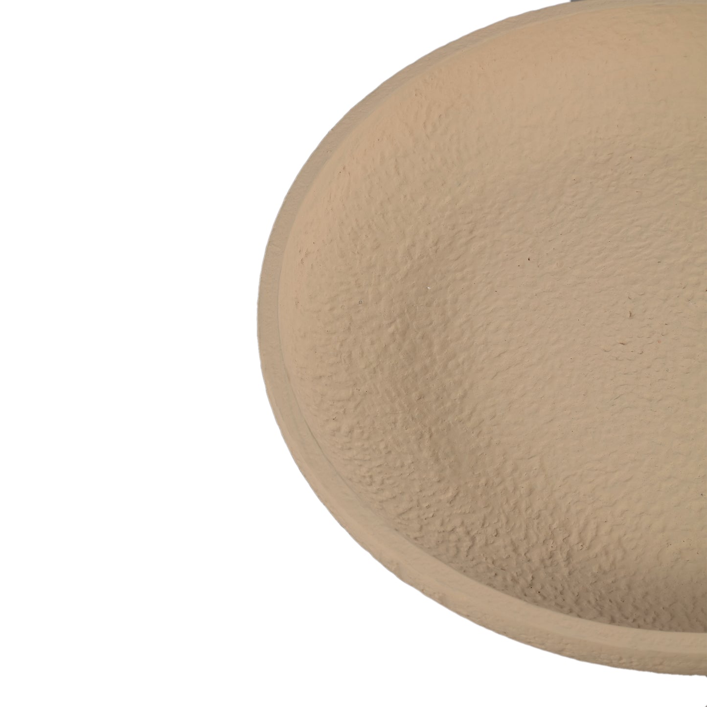 Hillie Sand Round Cement Bowl Rough Finish L