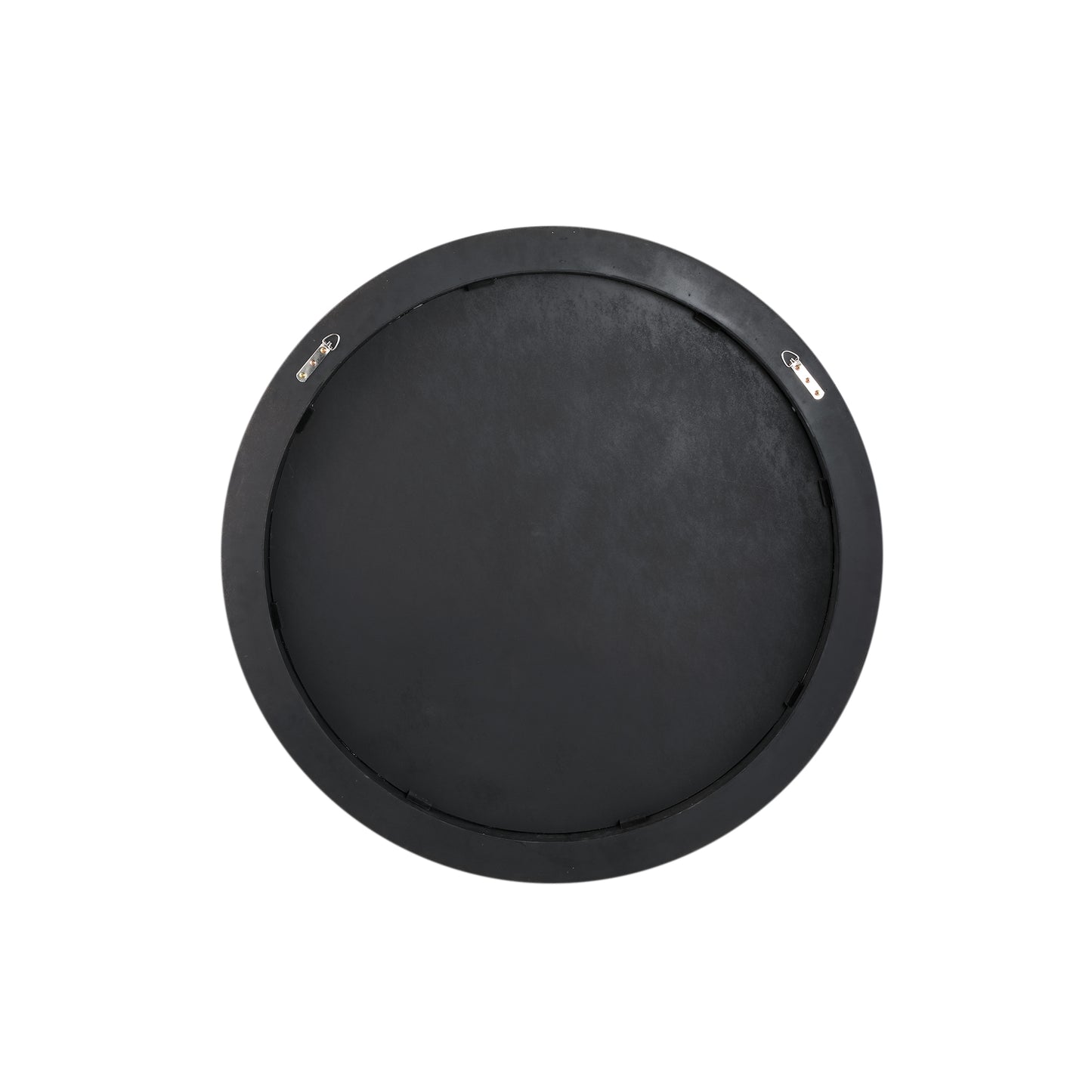 Tiess Natural Round Wooden Veneer Mirror Small