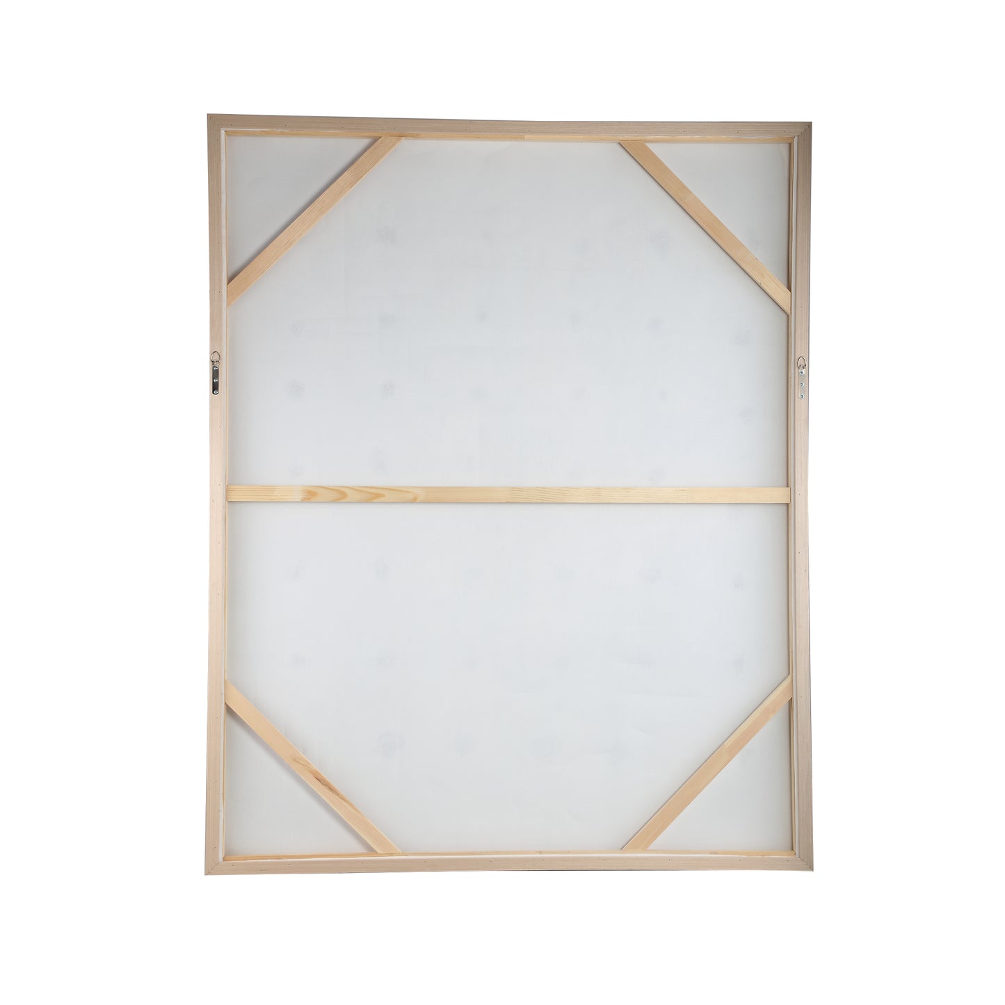 Porty Brown Canvas Painting Cream Pattern Rect