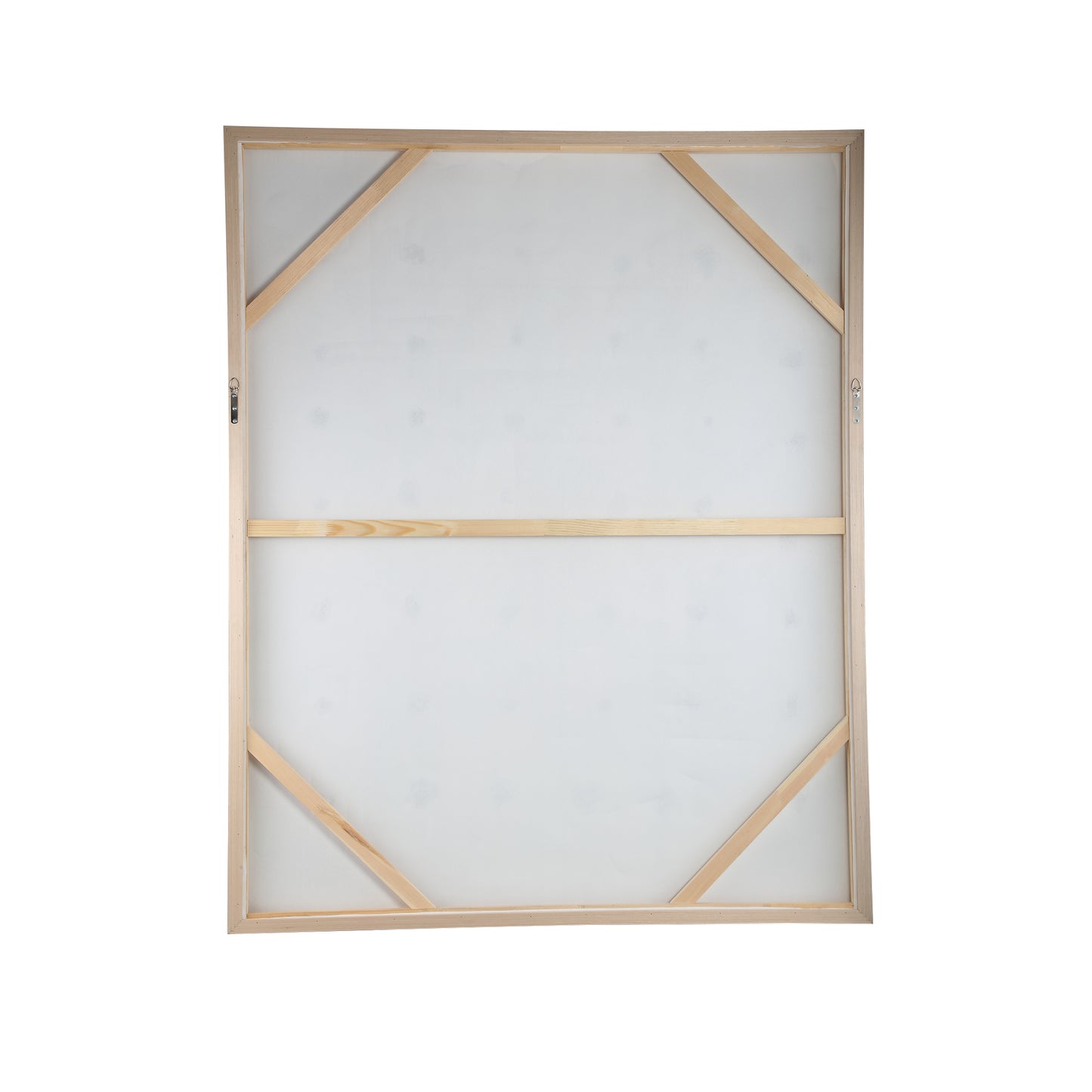 Porty Cream Canvas Painting Brown Pattern Rect