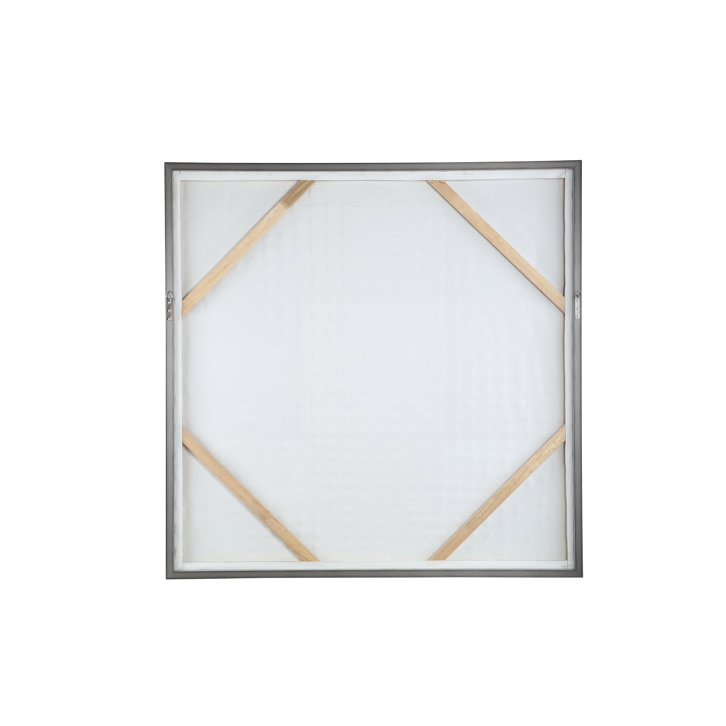 Pathe Brown Canvas Painting Rough Pattern Square