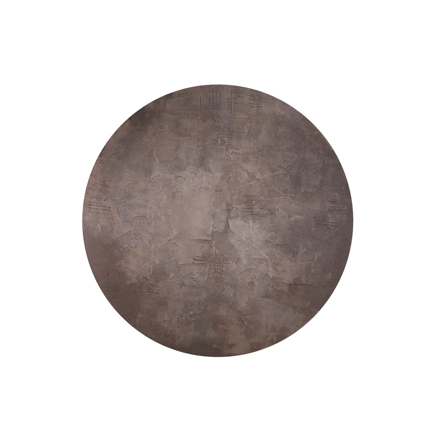 Kemp Brown Canvas Painting Rough Round L