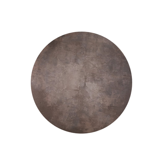 Kemp Brown Canvas Painting Rough Round L