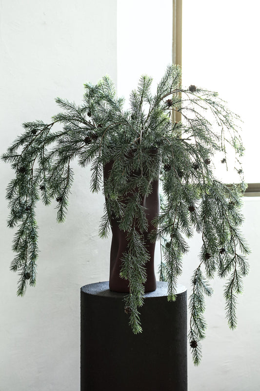 Twig Plant Groene Den Hangspray Met Kegels Set Van 6 Stuks 160x63x70 cm