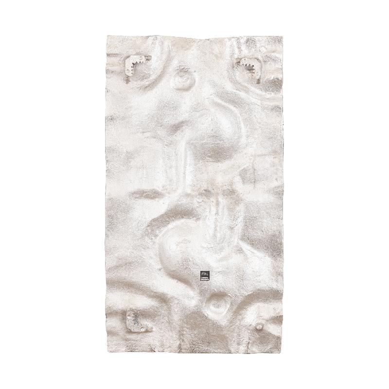 Eogan Gietaluminium Wandpaneel Ruw Rechthoekig Gunmetal 90x50x5 cm