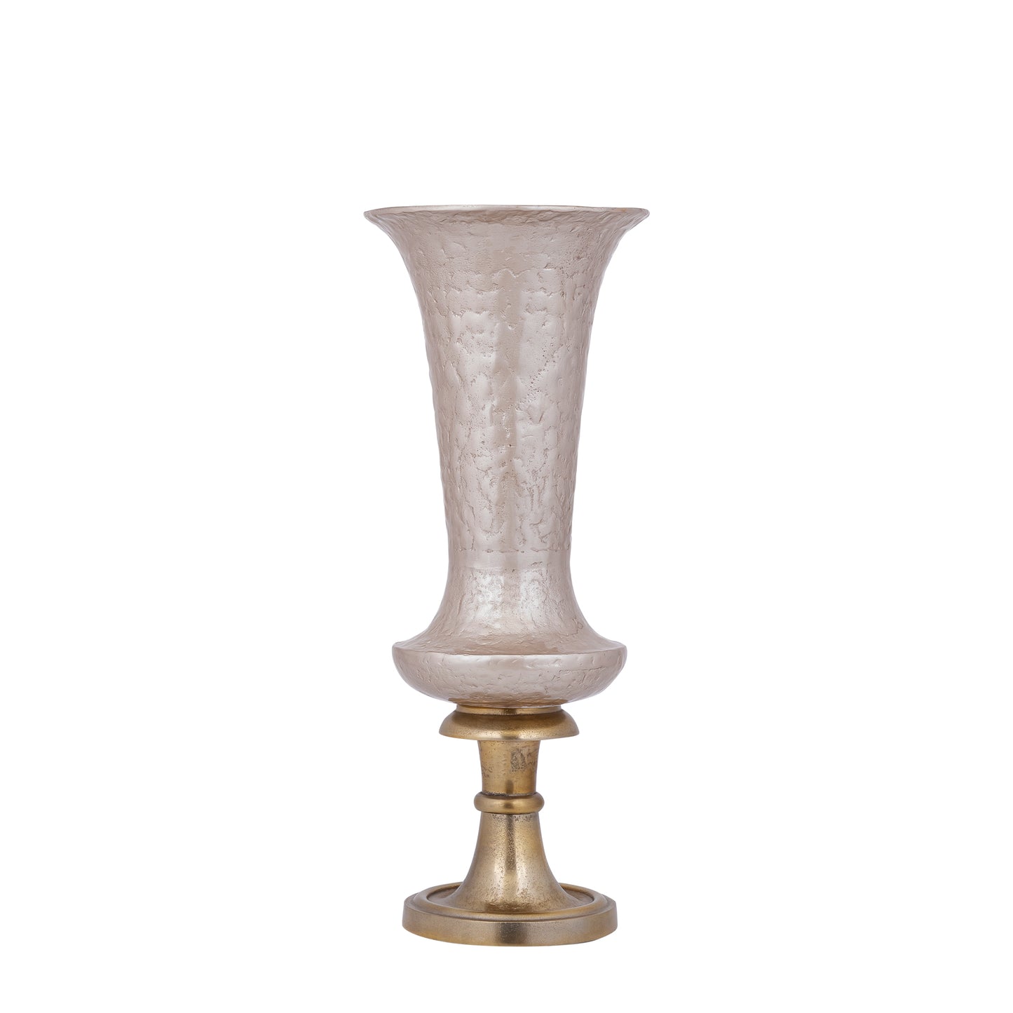 Lysse Champagne Casted Alu Luxury Enamel Vase S