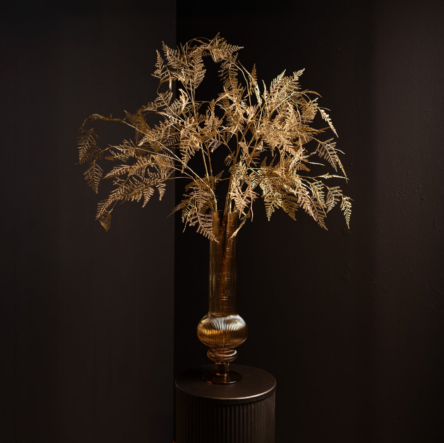 Fern Plant Gouden Asparagus Spray - Set van 12 114x45x23 cm