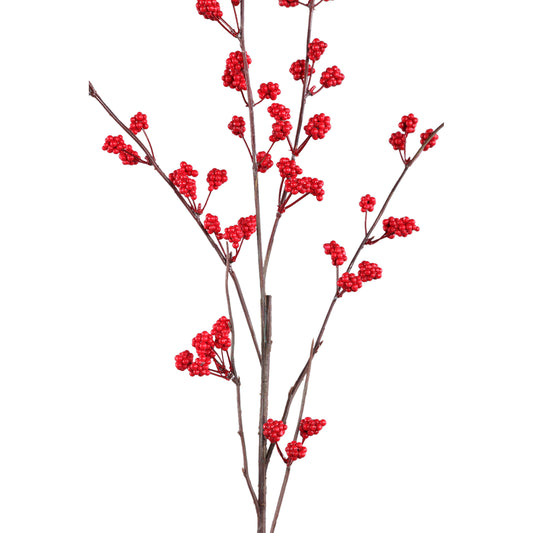 Berry Plant Rode Bessen Spray - Set van 12 80x45x15 cm