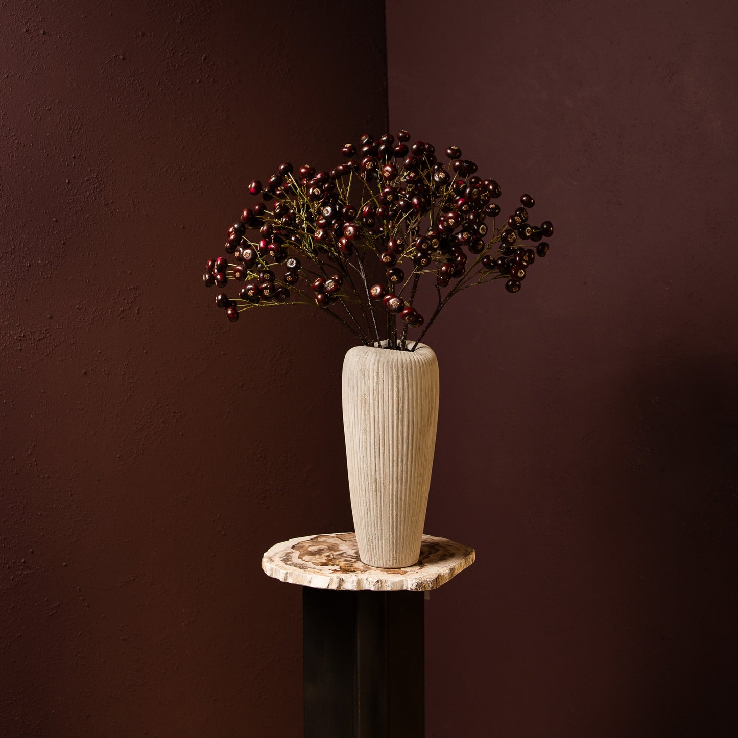 Berry Plant Bordeaux Bessenspray - Set van 12 70x22x17 cm