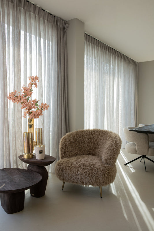 Franklyn Brown Fauteuil Hair