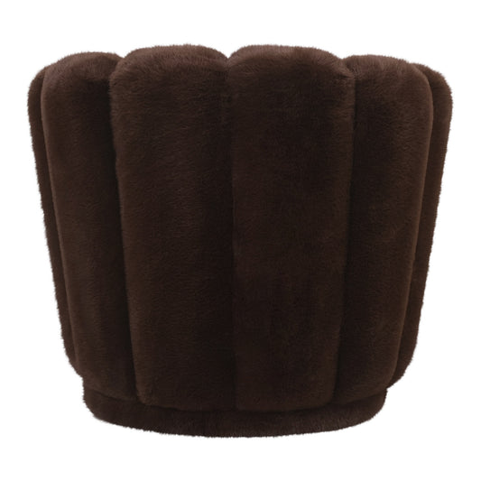 Furia Dark Brown Fauteuil Fur