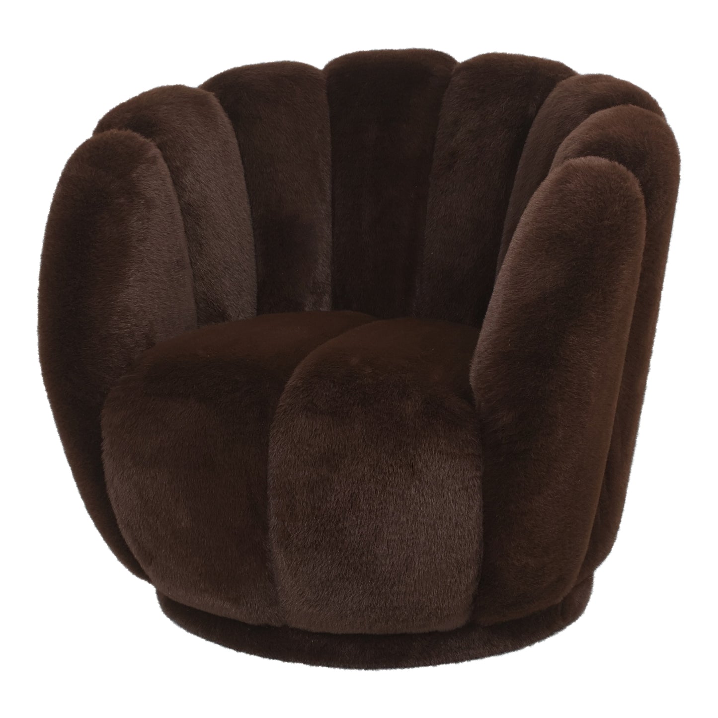 Furia Dark Brown Fauteuil Fur