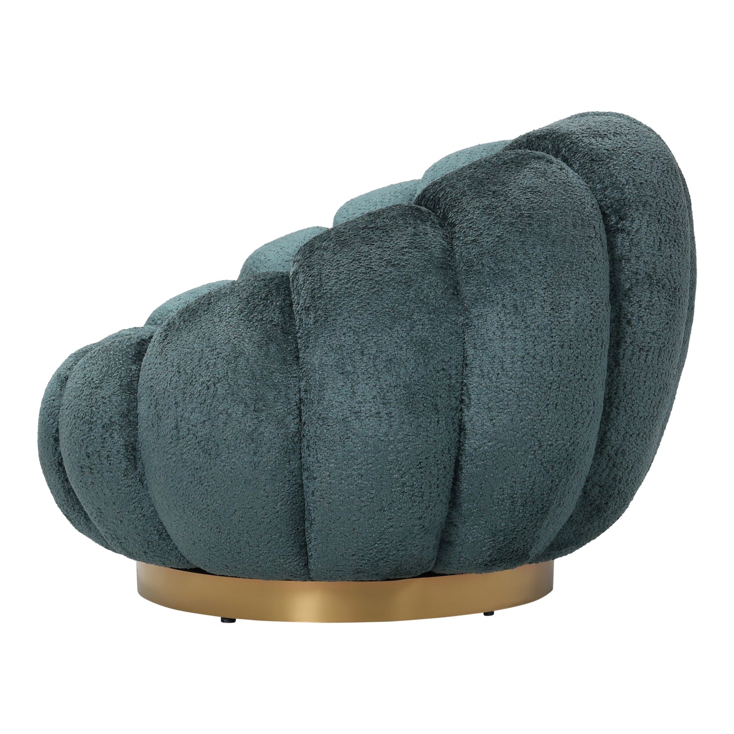 Daisy Fauteuil Teal Euphoria 13 Gold Base