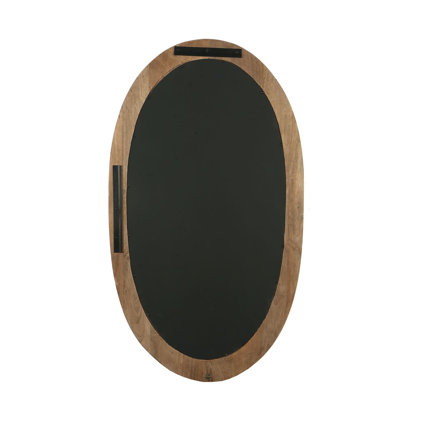 Noam Brown Mango Wood Oval Mirror