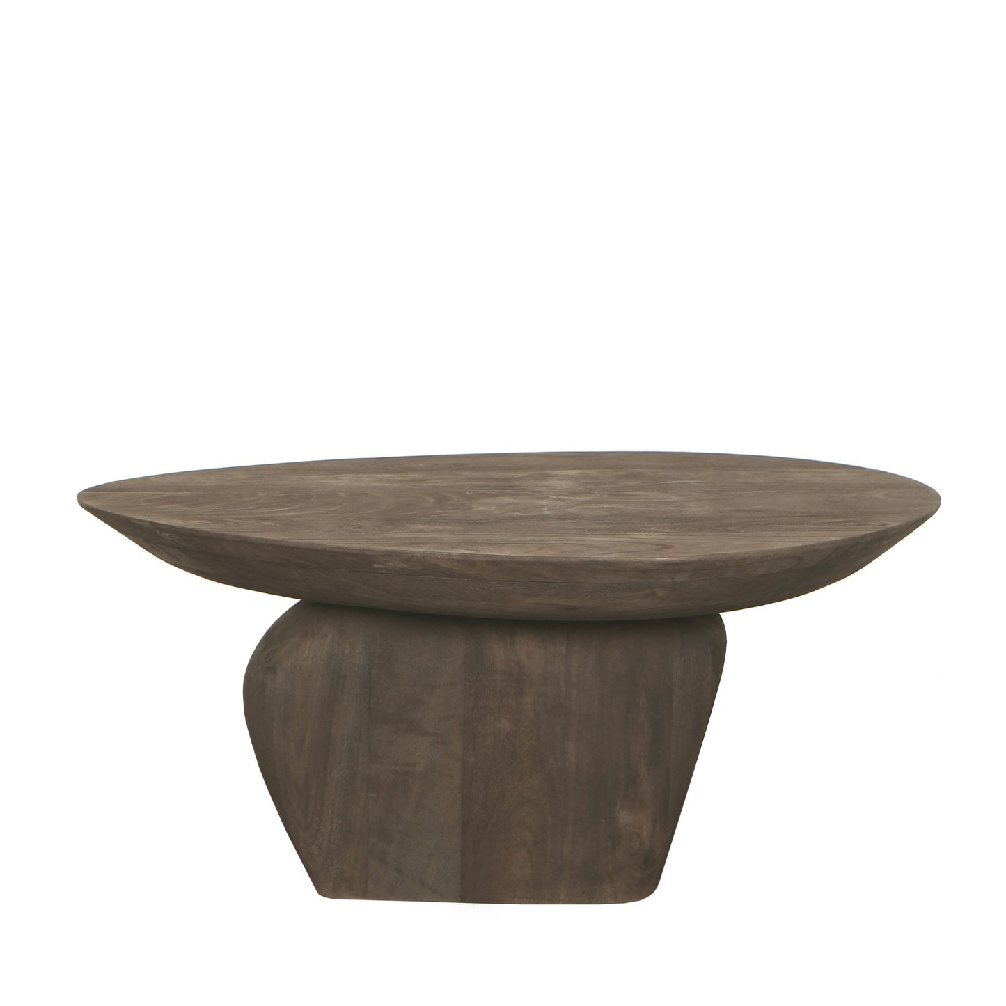 Harshad Brown Mango Wood Coffee Table Organic