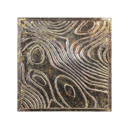 Connolly Oil Green Wood Vierkant Wandpaneel S 90x90x2.5 cm