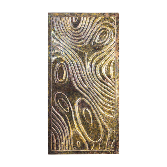 Connolly Oil Green Wood Rect Wall Panel S