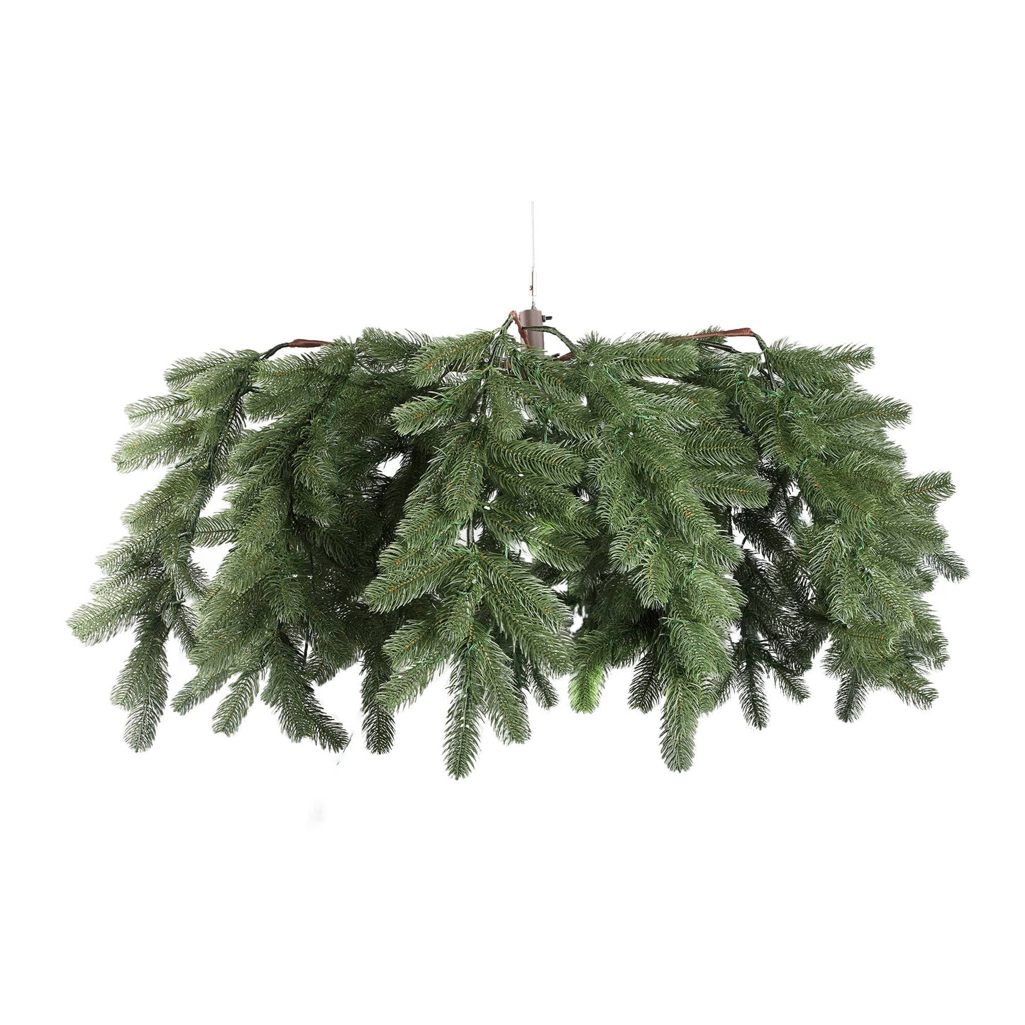 Rosamond Groen Hangkrans PVC en PE Mix Breed 50x100x100 cm