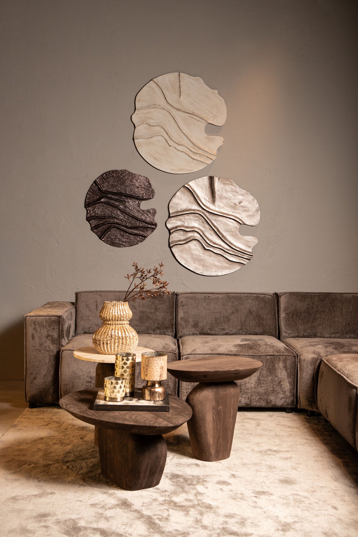 Samraj Bronze Casted Alu Wall Panel Wave Structure