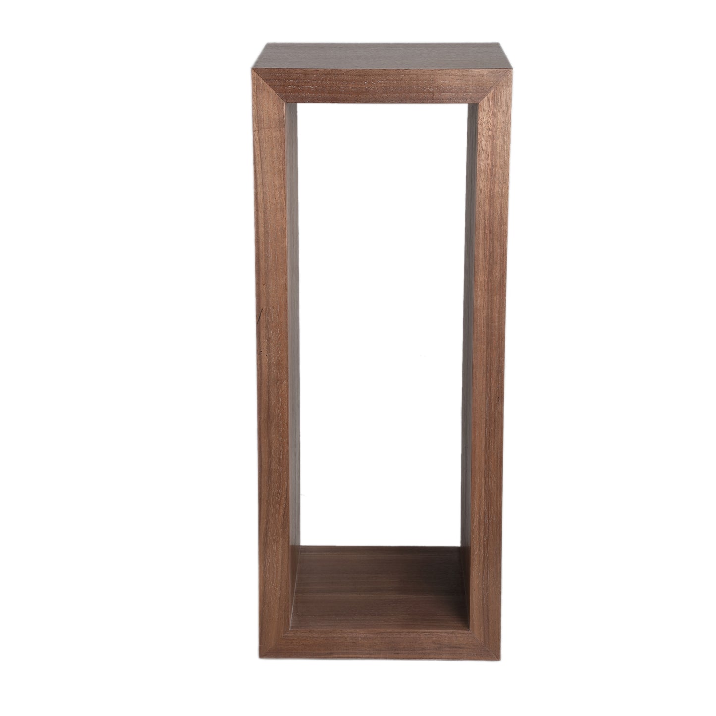 Tiess Natural Wooden Veneer Pedestal Open