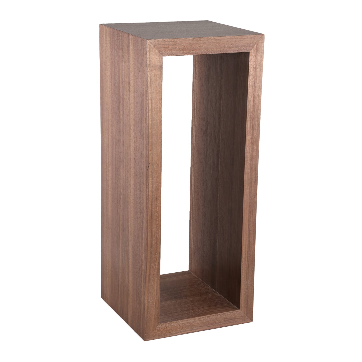 Tiess Natural Wooden Veneer Pedestal Open