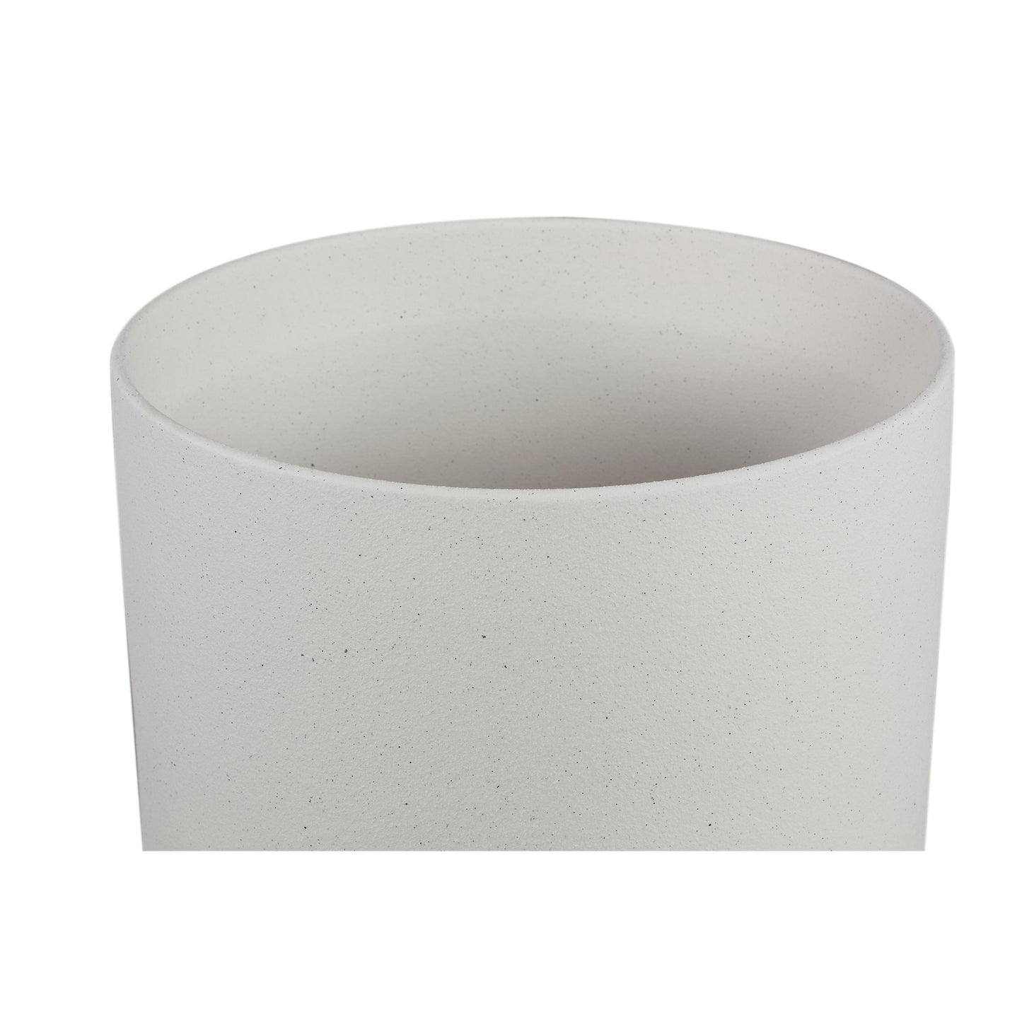 Fatima White Round Ceramic Pot XL