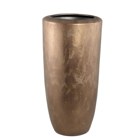 Kyleigh Bronzen Ronde Keramische Pot Glad XL 77x37.5x37.5 cm