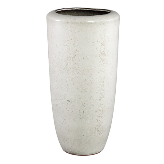 Kyleigh Beige Ronde Keramische Pot Glad XL 77x37.5x37.5 cm