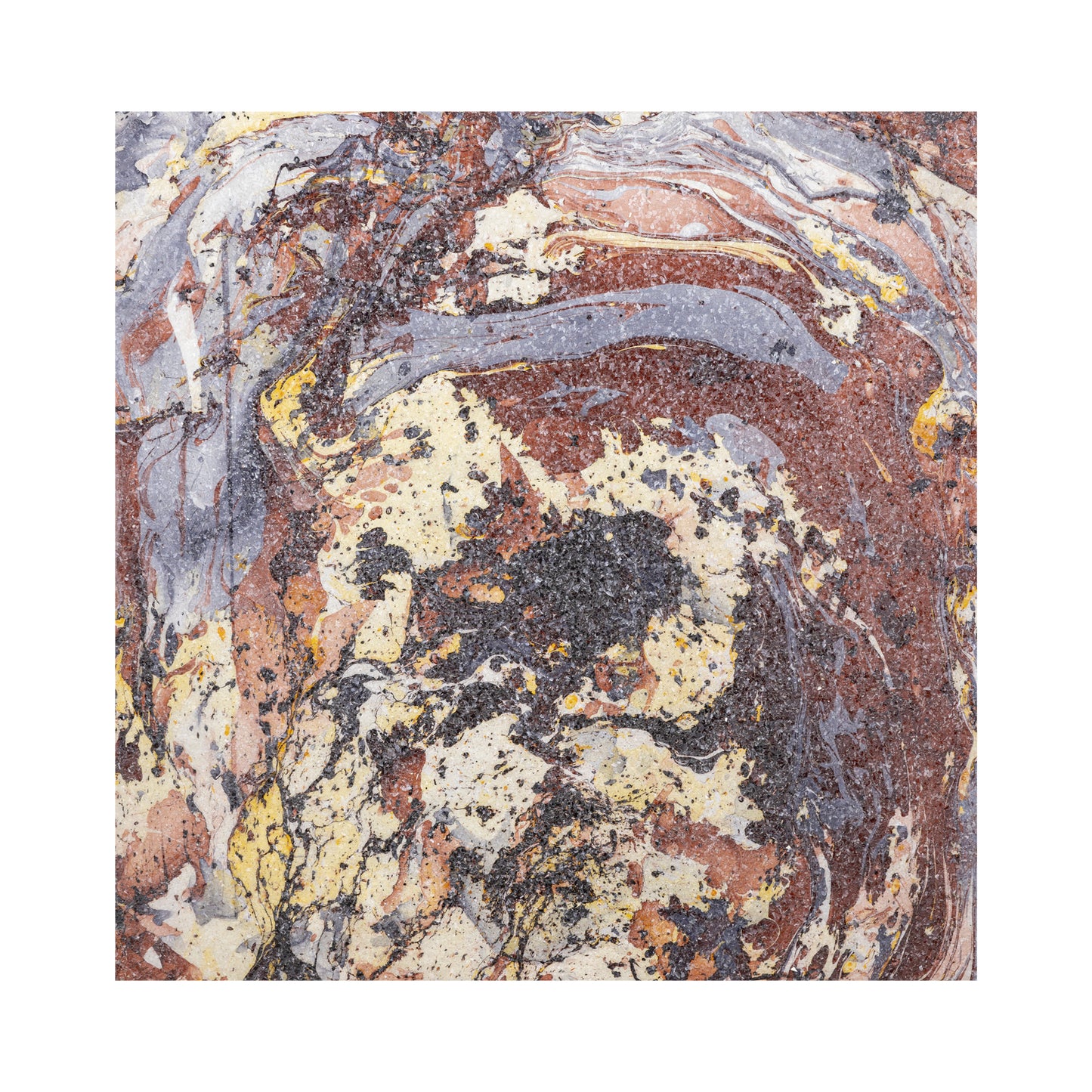 Eaven Rust Marble Look Glass Mozaic Wall Panel
