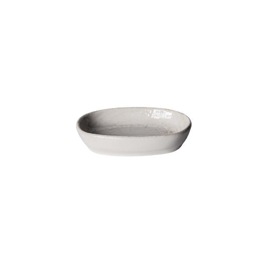 Kaylaa Crème Porselein Sauskommetje Ovaal Set van 6 Stuks 2.3x10x6.2 cm