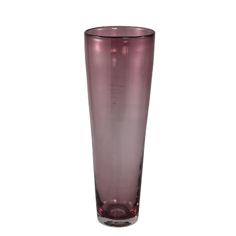 Mehran Roze Glazen Vaas Groot L 62x22x22 cm