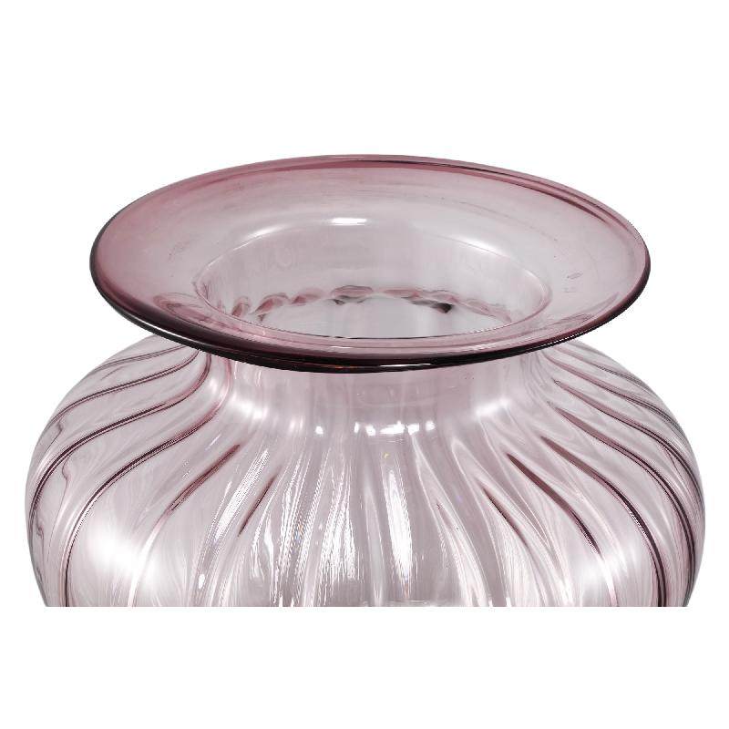 Marlisha Roze Glazen Vaas Big Round 40x40x40 cm