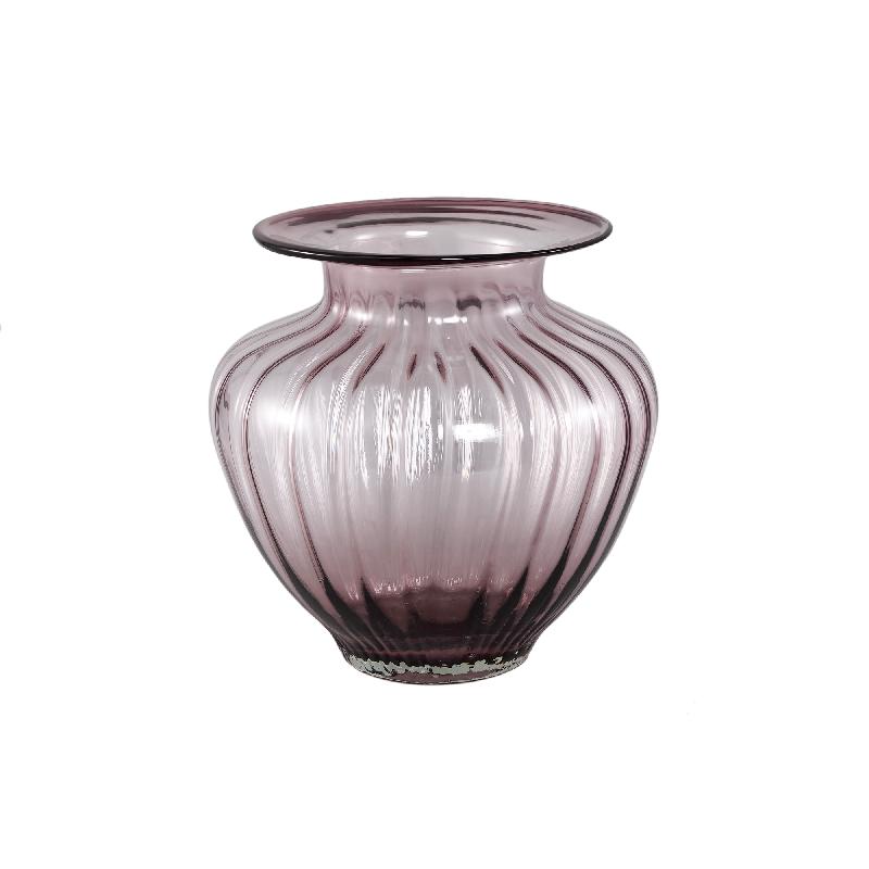 Marlisha Roze Glazen Vaas Big Round 40x40x40 cm