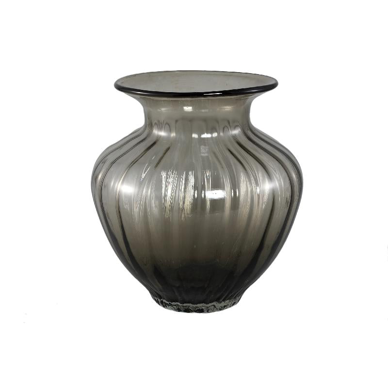 Marlisha Bruine Glazen Vaas Groot Rond 40x40x40 cm